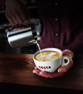 Costa Coffee in Metropolis Mall Larnaca in a 360 Virtual Tour and Reality
