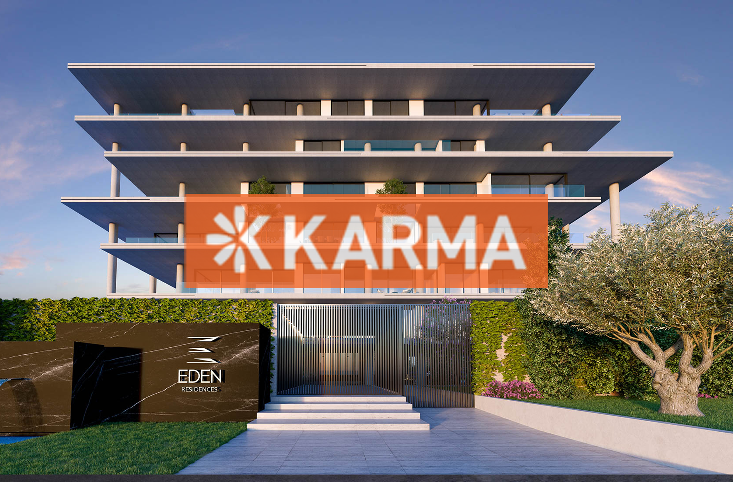 360 virtual tour render of Eden Residence by KARMA Developers in Protaras, Paralimni – luxury sea view apartments near the beach in Cyprus