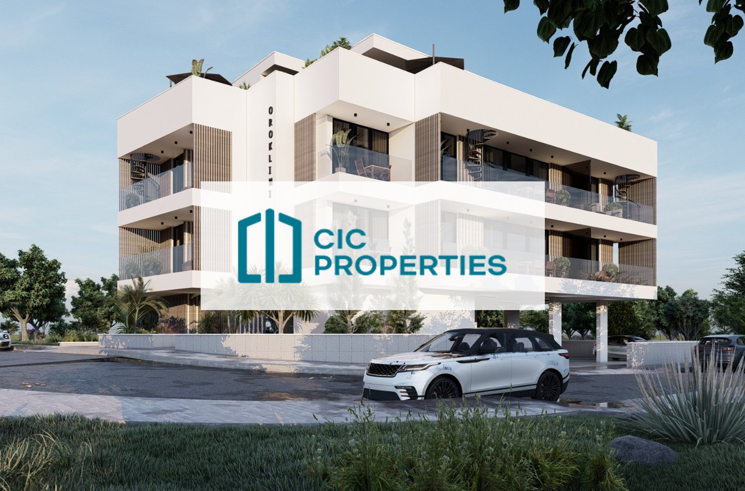 360 virtual tour render of upcoming CIC Properties apartments in Oroklini, Larnaca – modern living in a prime location near the beach